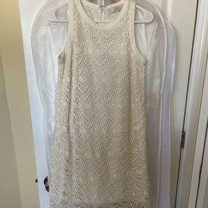 Cream Lace Loft Dress